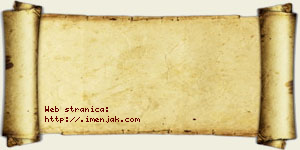 Anđela Jakišić vizit kartica